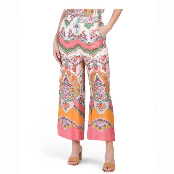 🎉LAST PIECE 🎉RACHEL ZOE
Wide Leg Flat Front Elastic Back Pants - Picture 1 of 5